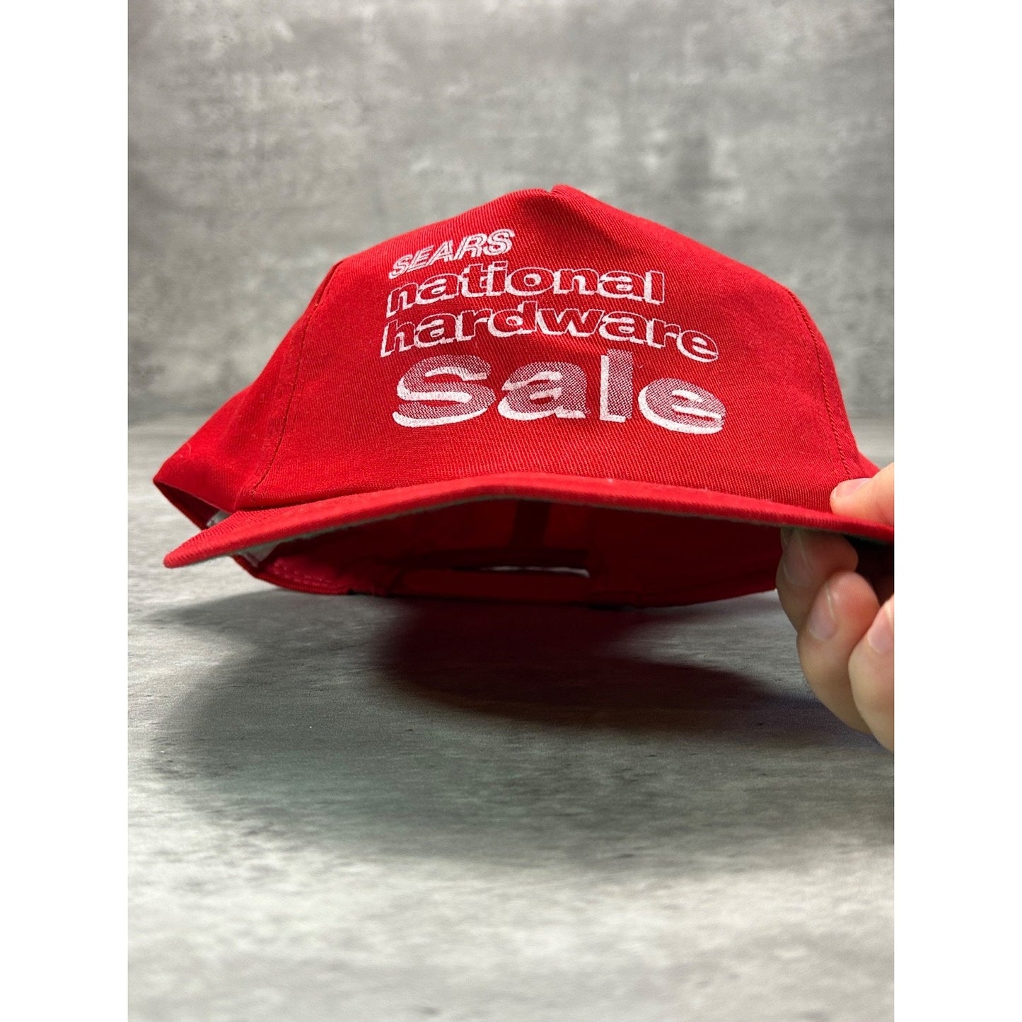 Vintage 80s/90s Sears NAtionwide Hardware Sale Snapback Hat OSFA