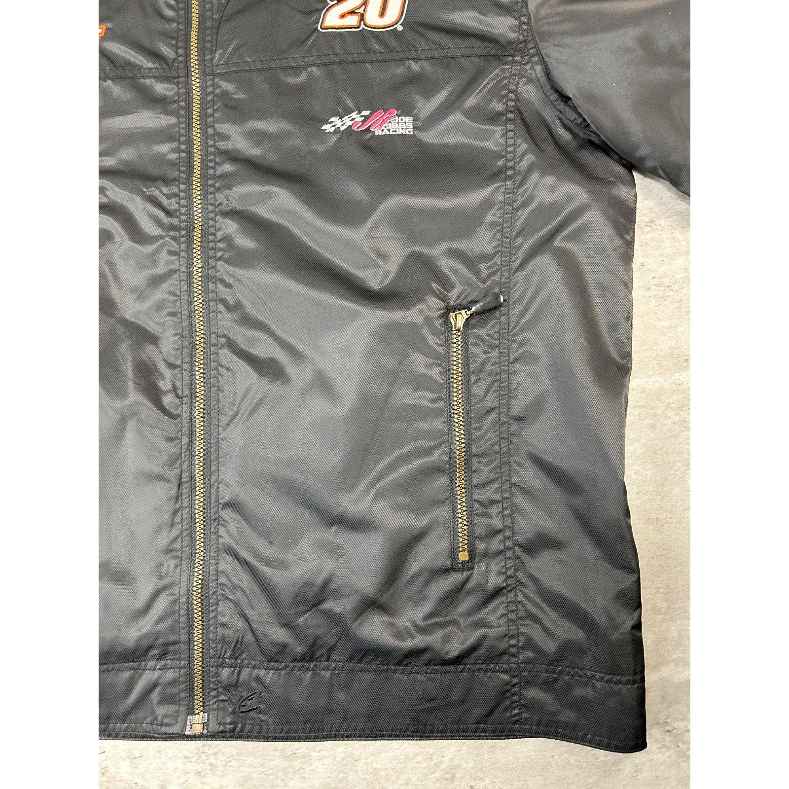Vintage Tony Stewart #20 Home Depot Racing Nascar Windbreaker Jacket Size 2XL