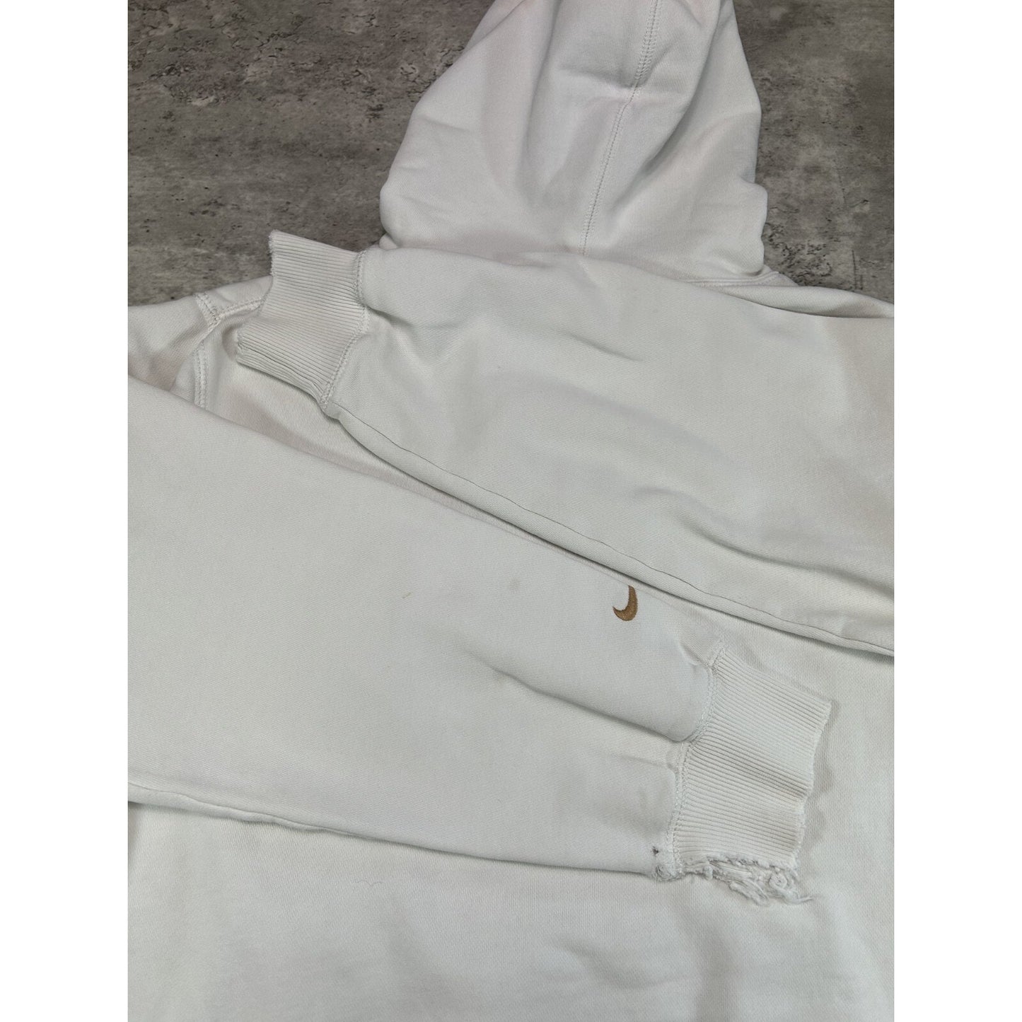 Vintage Y2K Nike Embroidered Script Spellout Hooded Sweatshirt Size Medium
