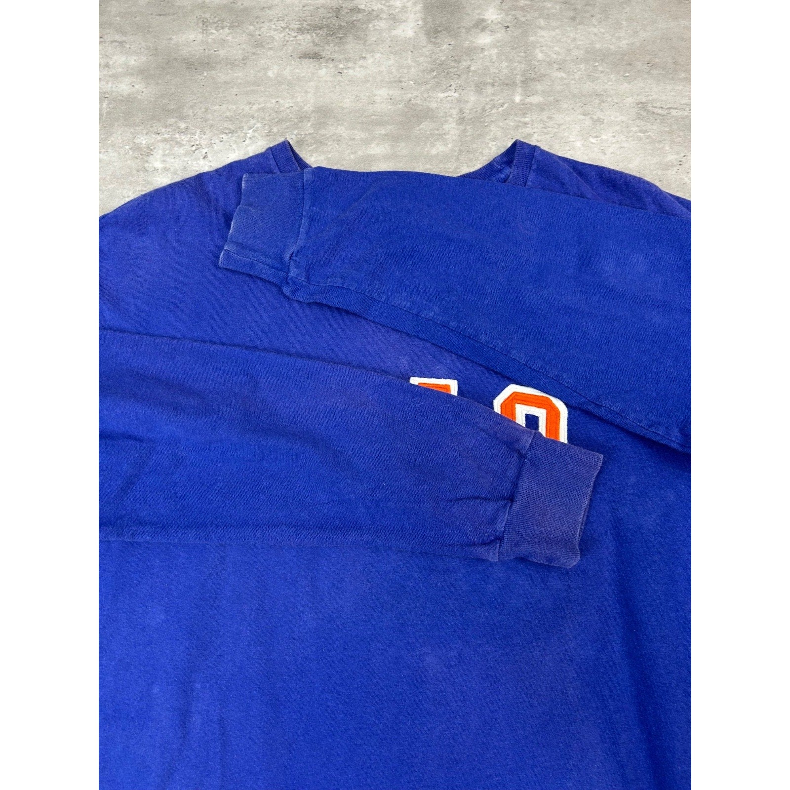 Vintage 90s Polo Ralph Lauren Embroidered Spellout Long Sleeve T-Shirt Sz Medium