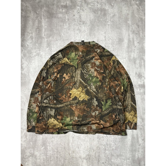 Vintage 90s Fieldline Advantage Timber Tree Camo Long Sleeve T-Shirt Size 3XL