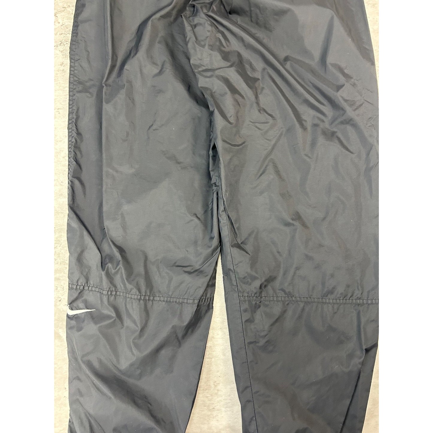 Vintage 2000s Nike Embroidered Swoosh Nylon Track Pants Size Large