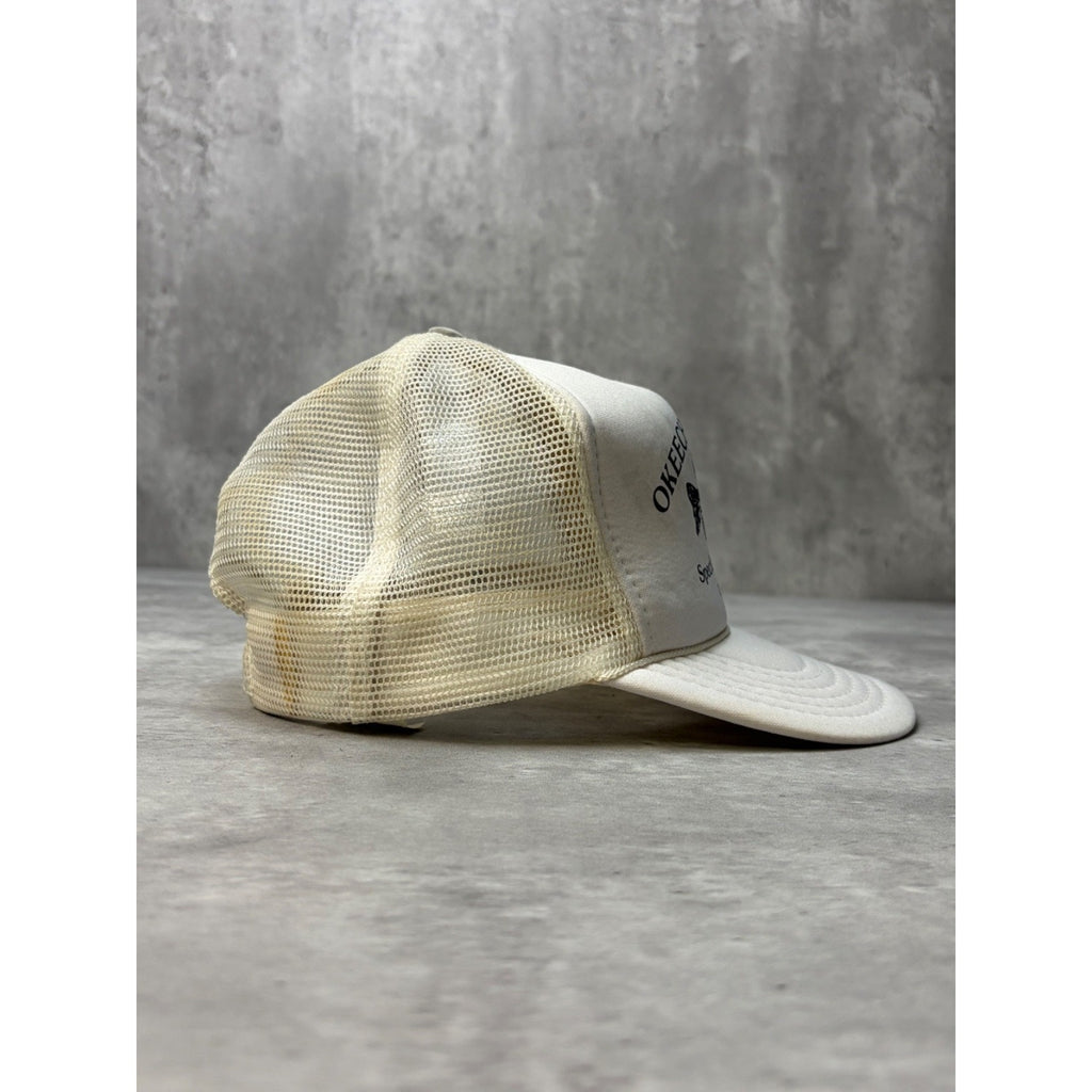 Vintage 80s/90s Speckled Perch Animal Graphic Trucker Snapback Hat OSFA