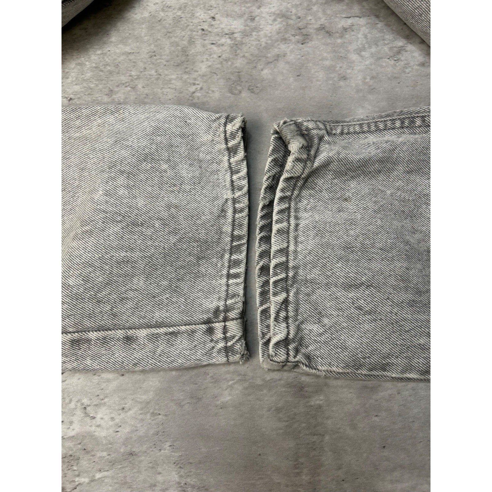 Vintage 90s Levis Black Tab Stonewash Grey Denim Pants Size 34