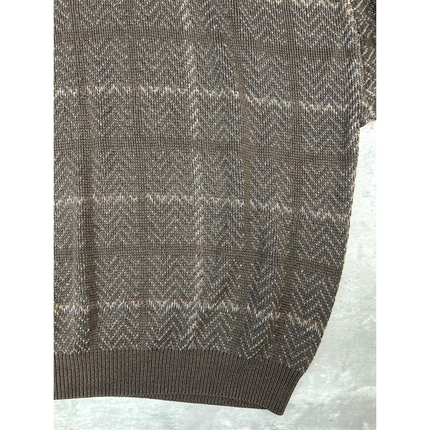 Vintage 90s Plaid Print Earth Tone Pullover Knit Sweater Size 3XL