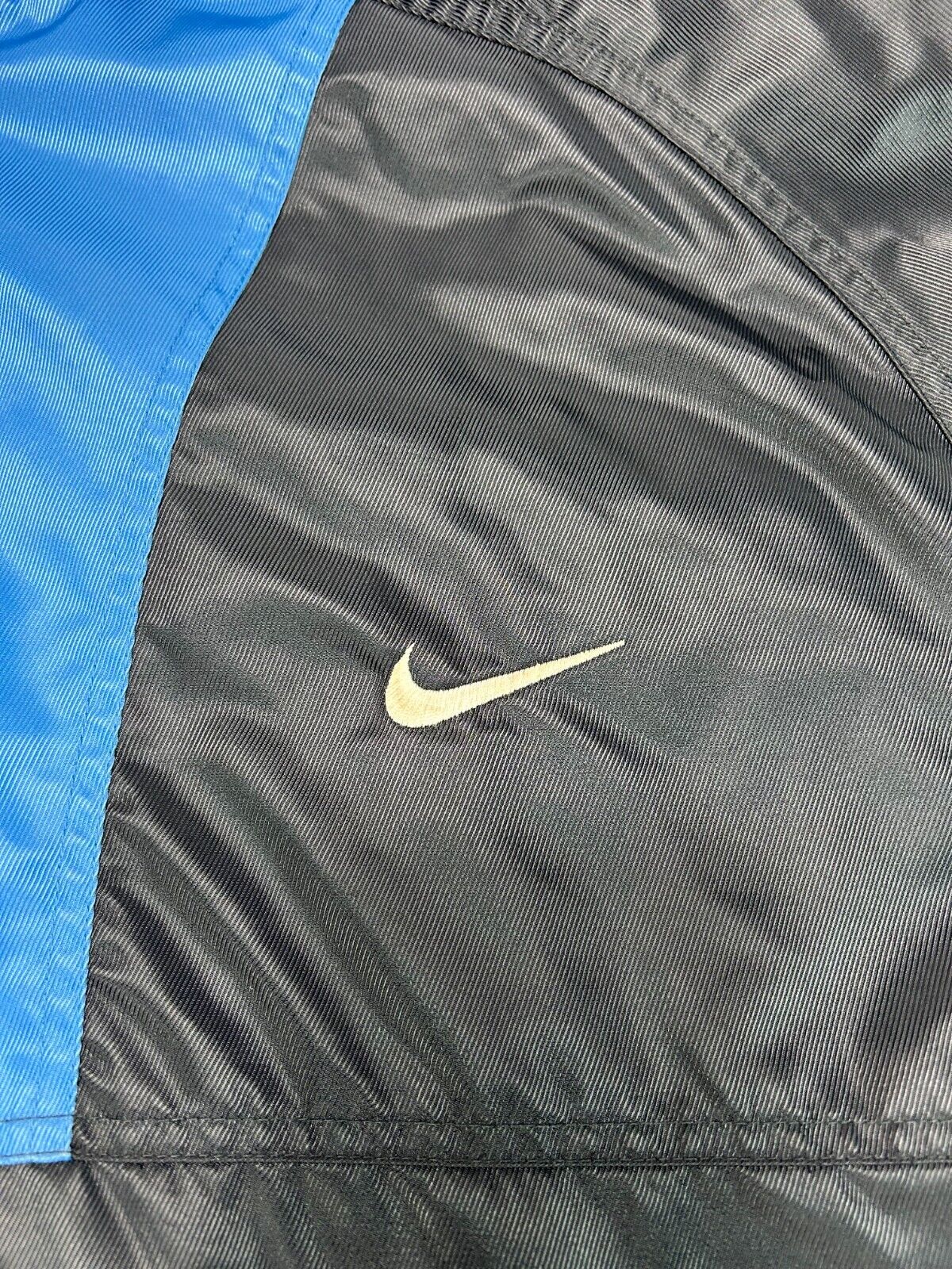 Vintage 90s Nike Embroidered Mini Swoosh Nylon Windbreaker Jacket Size XL