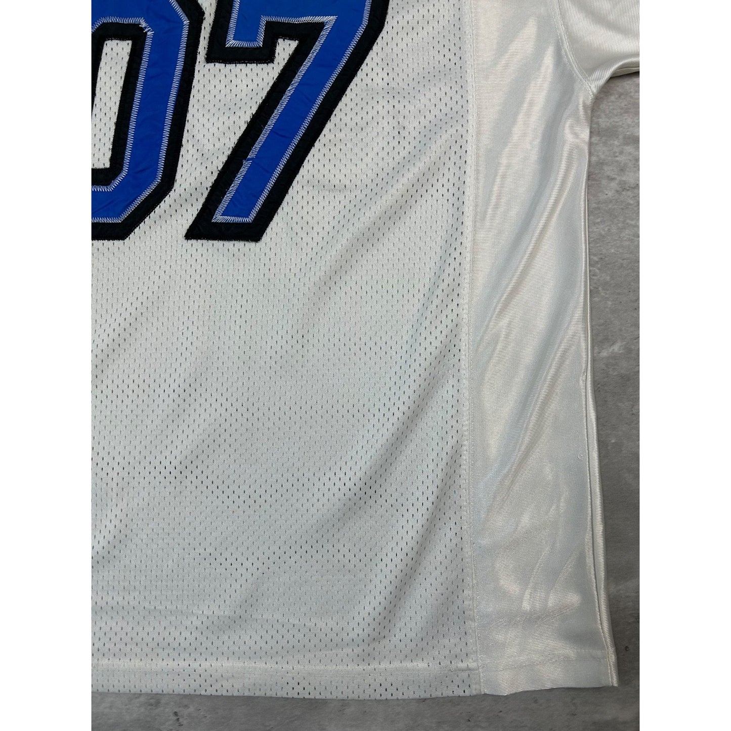 Vintage 90s Starter #07 Stitched Two Tone Football Jersey Size Medium