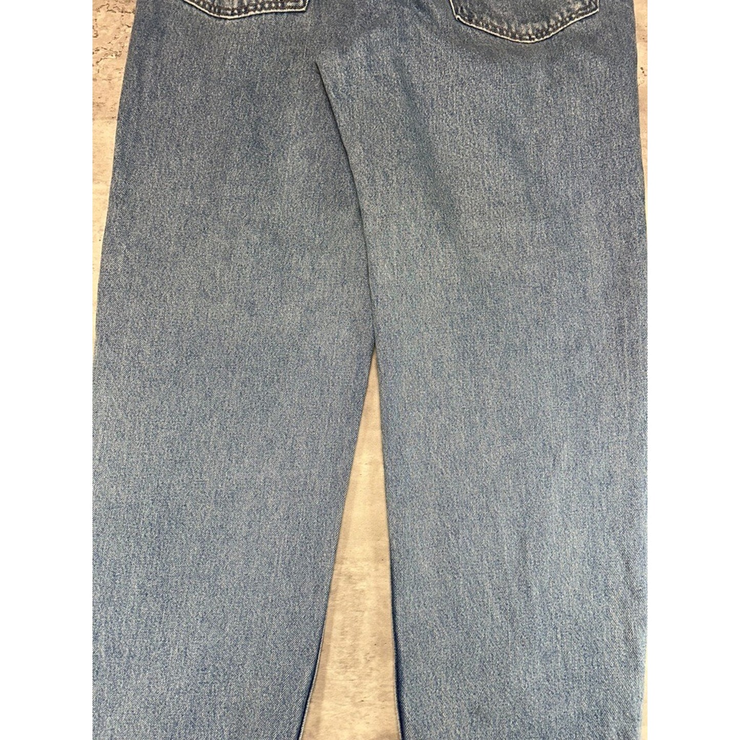 Vintage Levis Red Tab 550 Relaxed Fit Light Wash Denim Pants Size 37 Blue