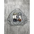 Vintage 1997 Oakland Raiders NFL Equipment Graphic Football Sweatshirt Size XL