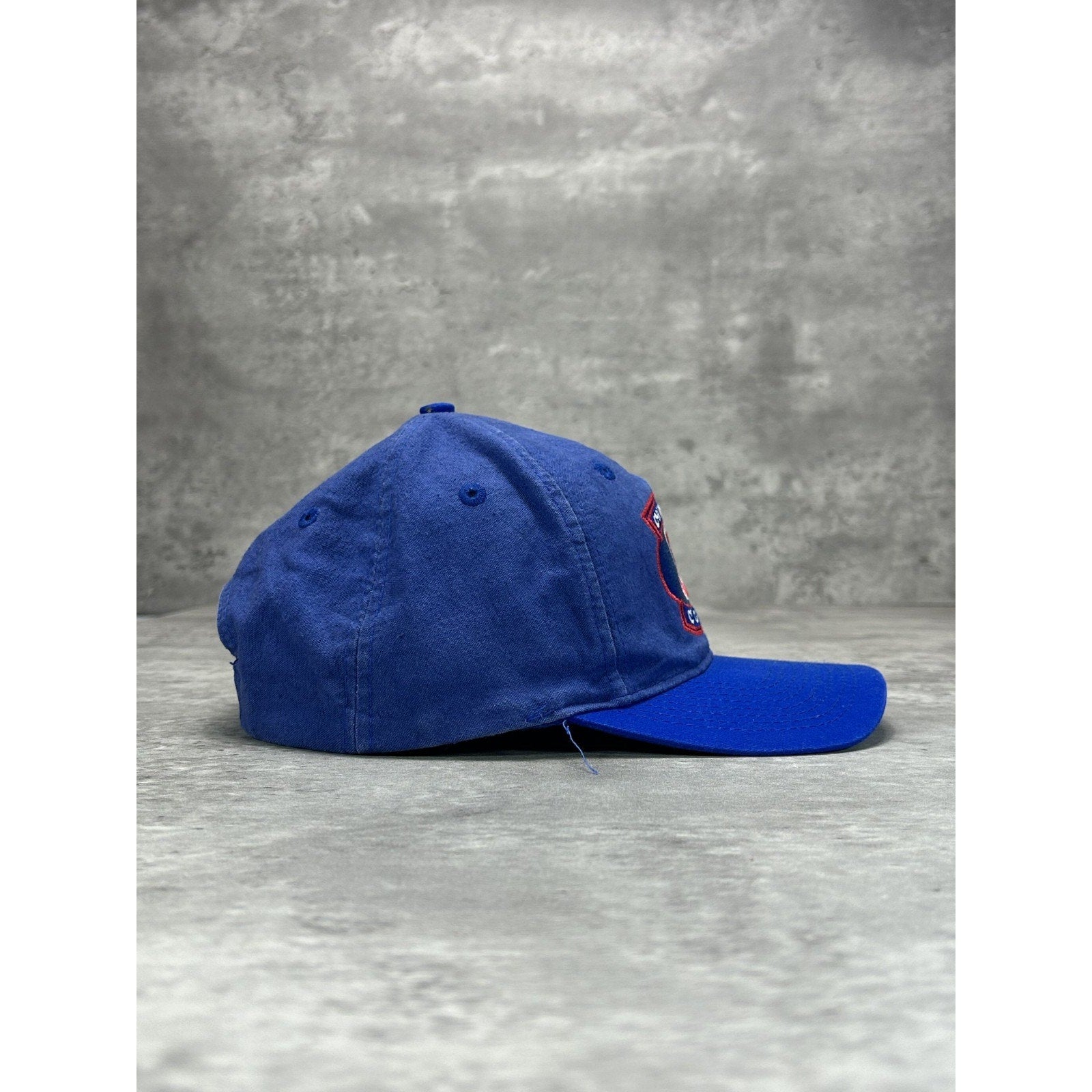 Vintage 90s Chicago Cubs MLB Embroidered Spellout Logo Snapback Hat OSFA