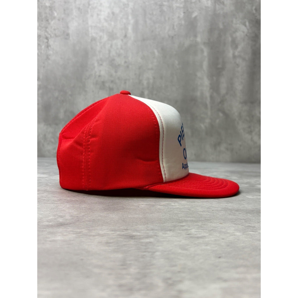Vintage 80s/90s Piepmeier Oil Co. Spellout Graphic Snapback Hat OSFA
