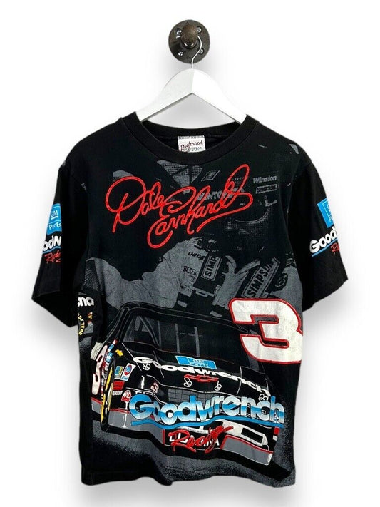 Vintage 1993 Dale Earnhardt #3 Goodwrench Racing AOP Graphic T-Shirt Size Medium