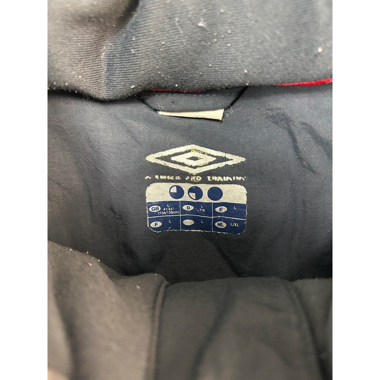 Vintage 2003 New England Revolution MLS Soccer Insulated Long Jacket Size Large
