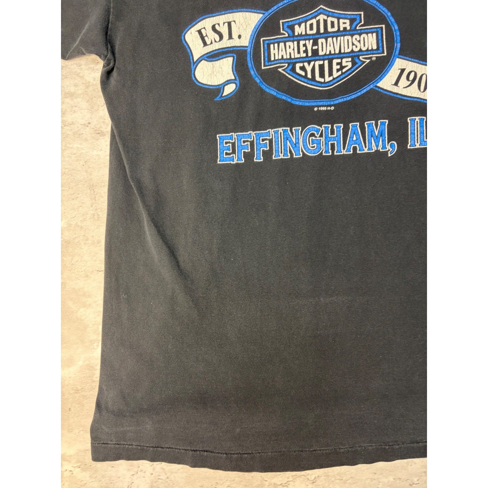 Vintage 1996 Harley Davidson Road To Freedom Graphic T-Shirt Size Large