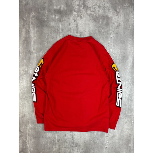 Vintage Etnies Graphic Sleeve Spellout Long Sleeve Skateboard T-Shirt Size Medium