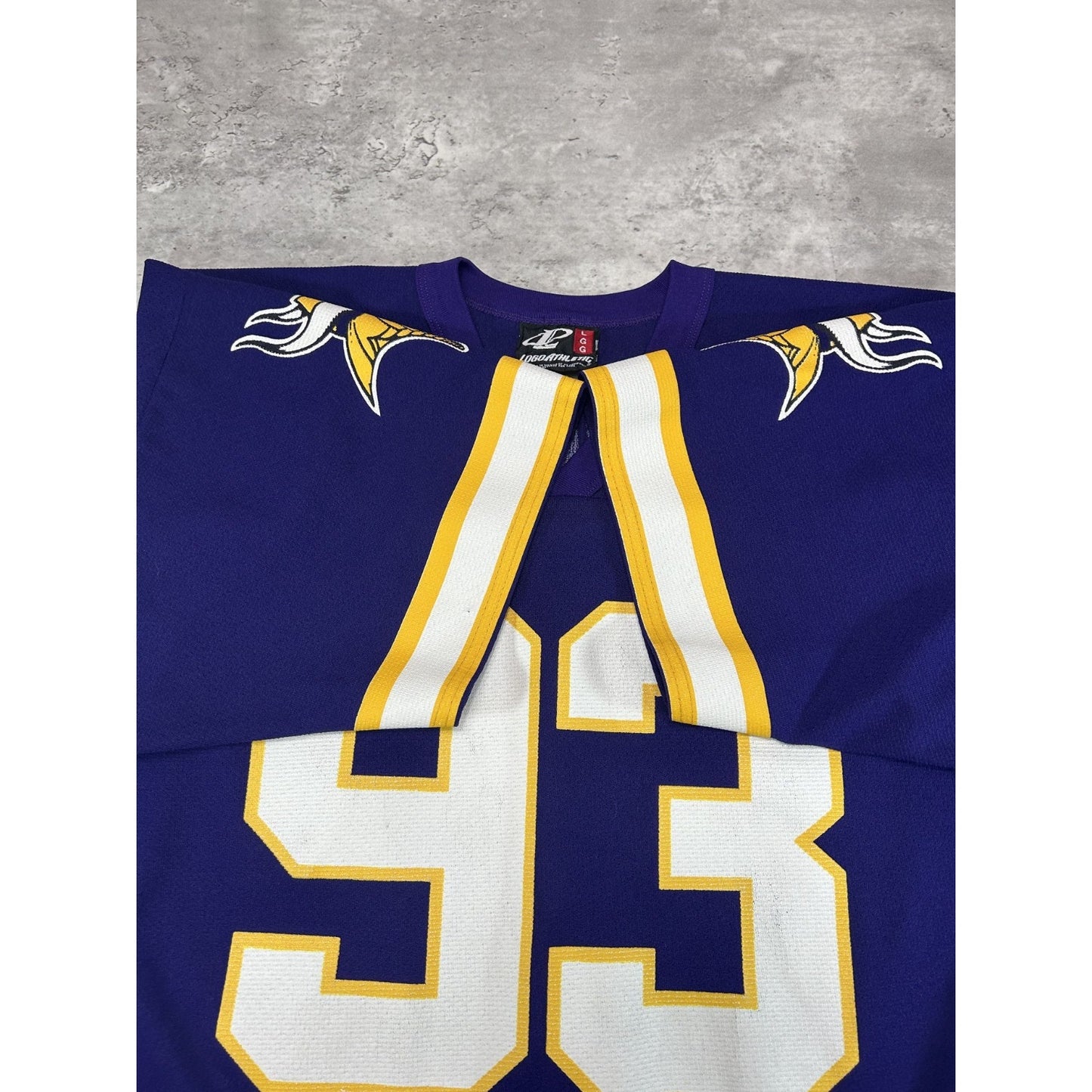 Vintage 90s John Randle #93 Minnesota Vikings NFL Logo Athletic Jersey Sz Large