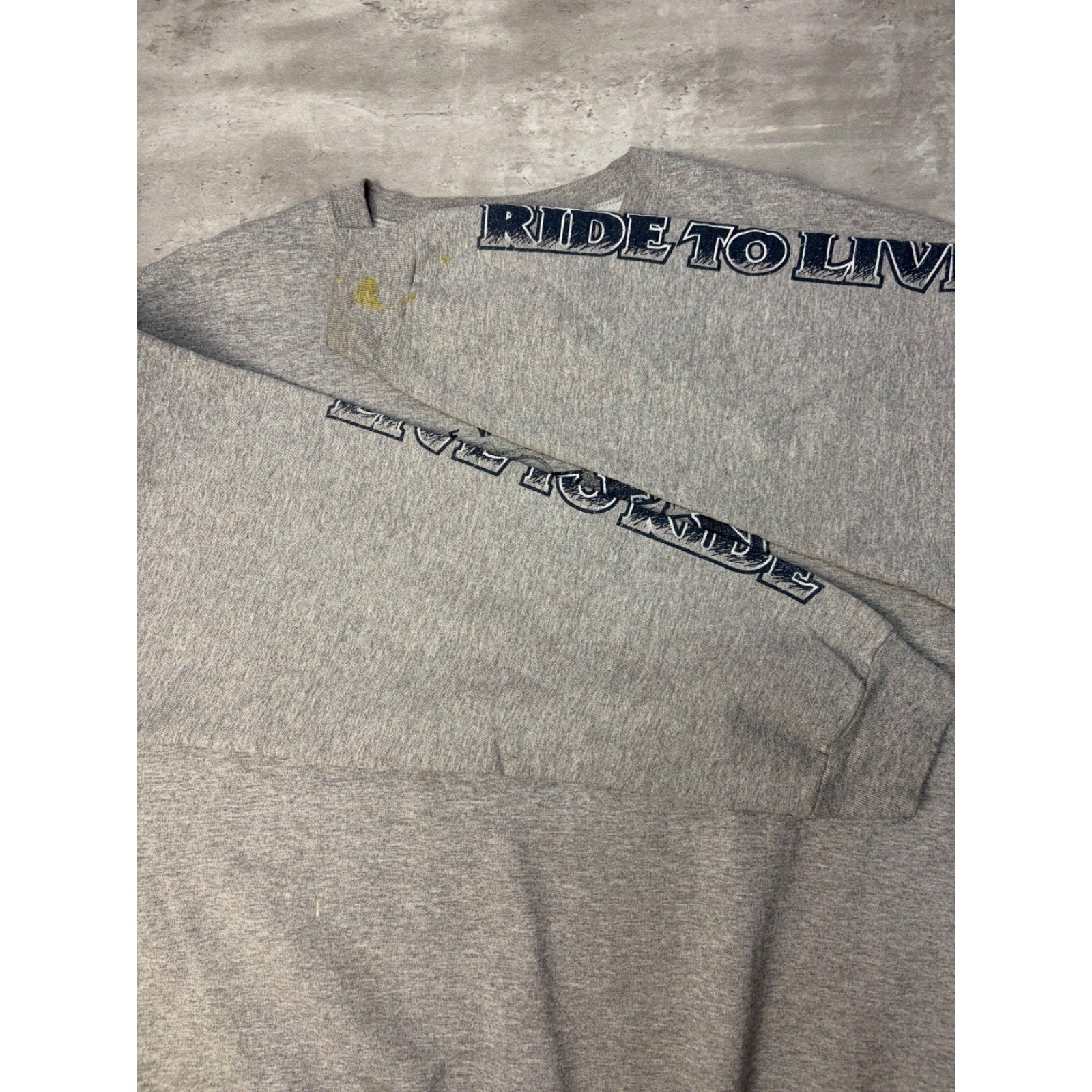 Harley Davidson Ride With Pride Graphic Spellout Crewneck Sweatshirt Size 2XL