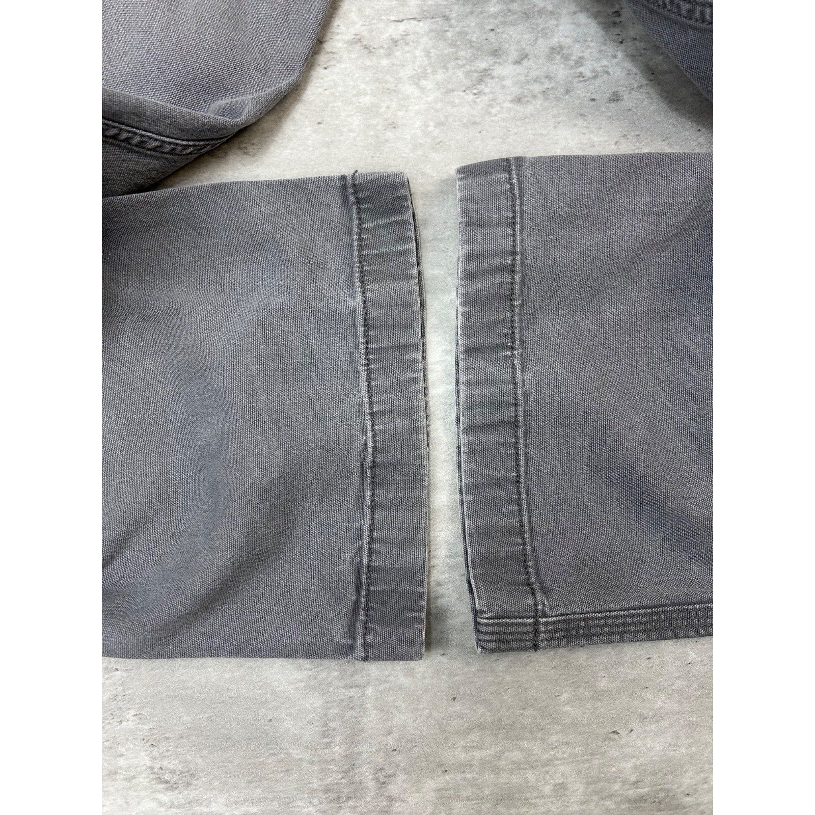 Carhartt Relaxed Fit Canvas Workwear Gray Five Pocket Pants Size 37