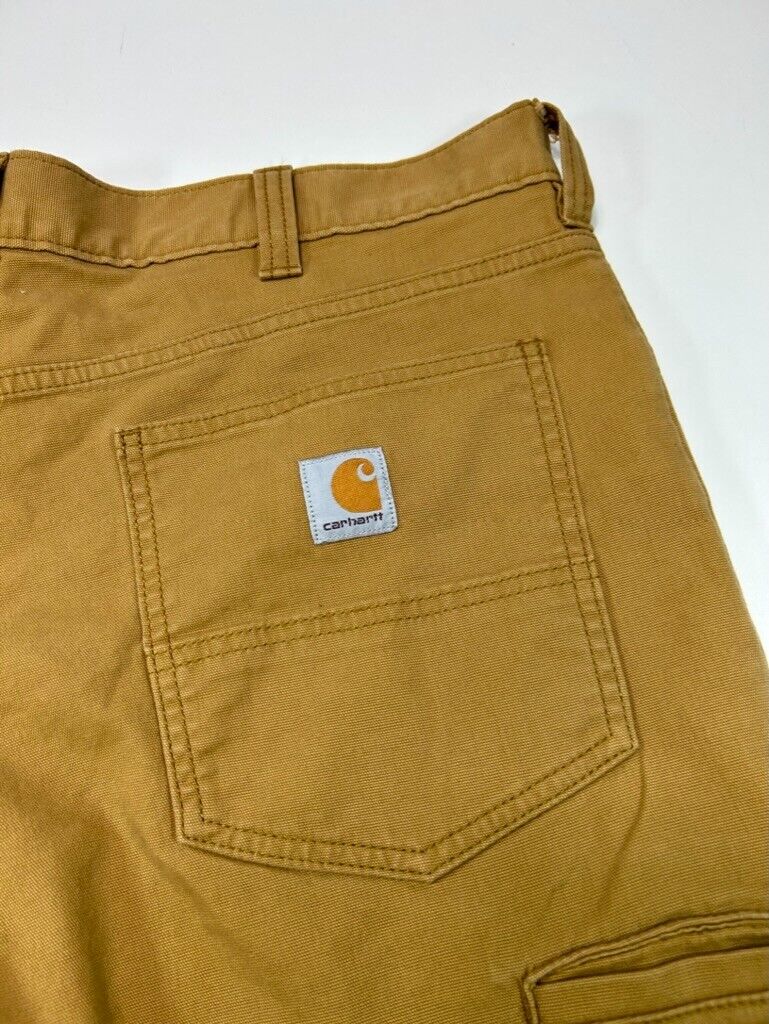 Carhartt Relaxed Fit Canvas Workwear Five Pocket Pants Size 38 Brown