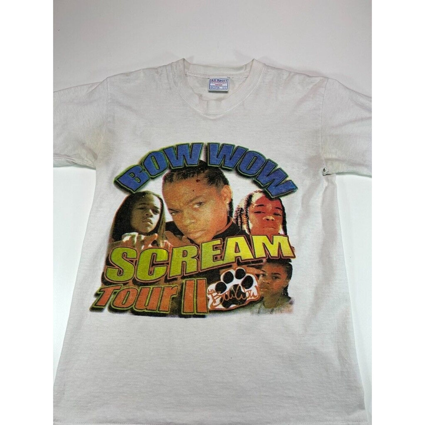 Vintage 2002 Bow Wow Scream Tour II B2K Rap Music T-Shirt Size Small