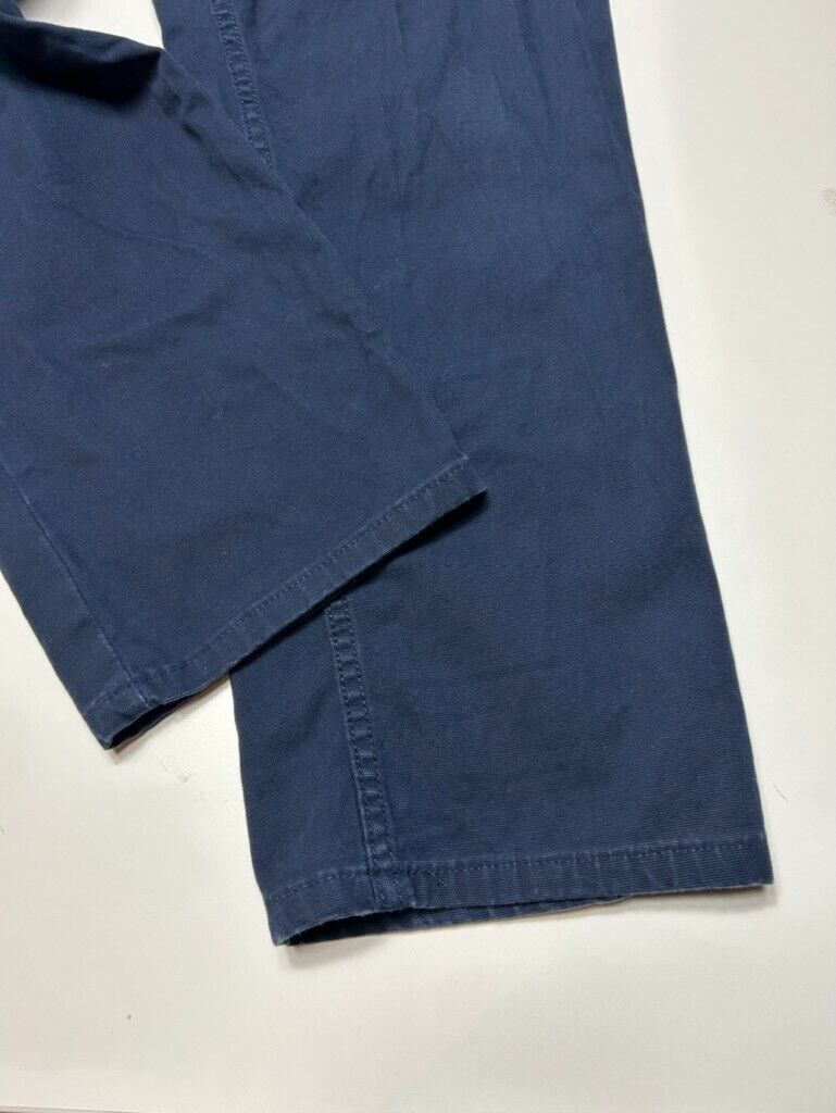 Carhartt Relaxed Fit Canvas Workwear 5 Pocket Pants Size 33W Blue