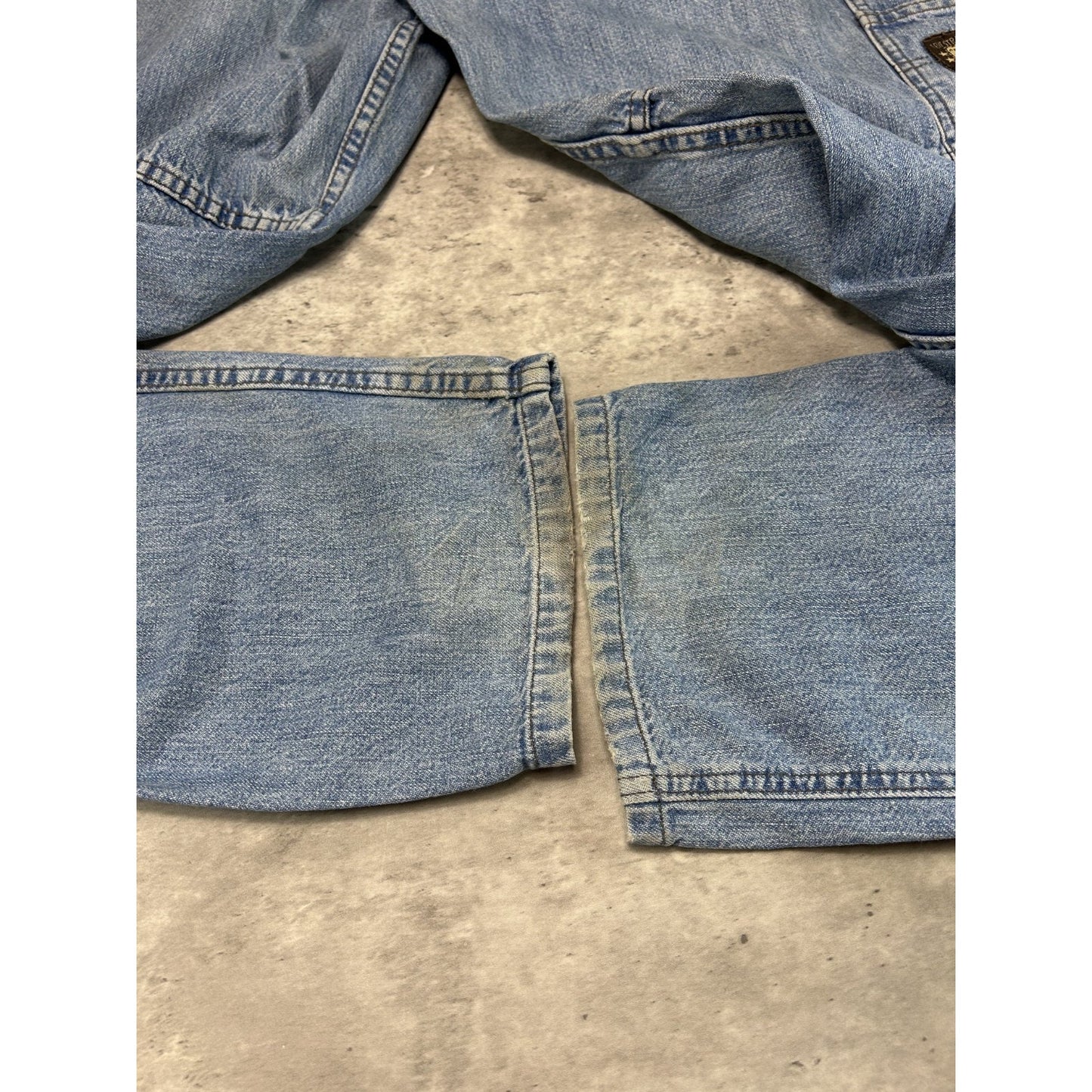 VTG 90s Levis Silver Tab Light Wash Denim Workwear Style Carpenter Pants Size 36