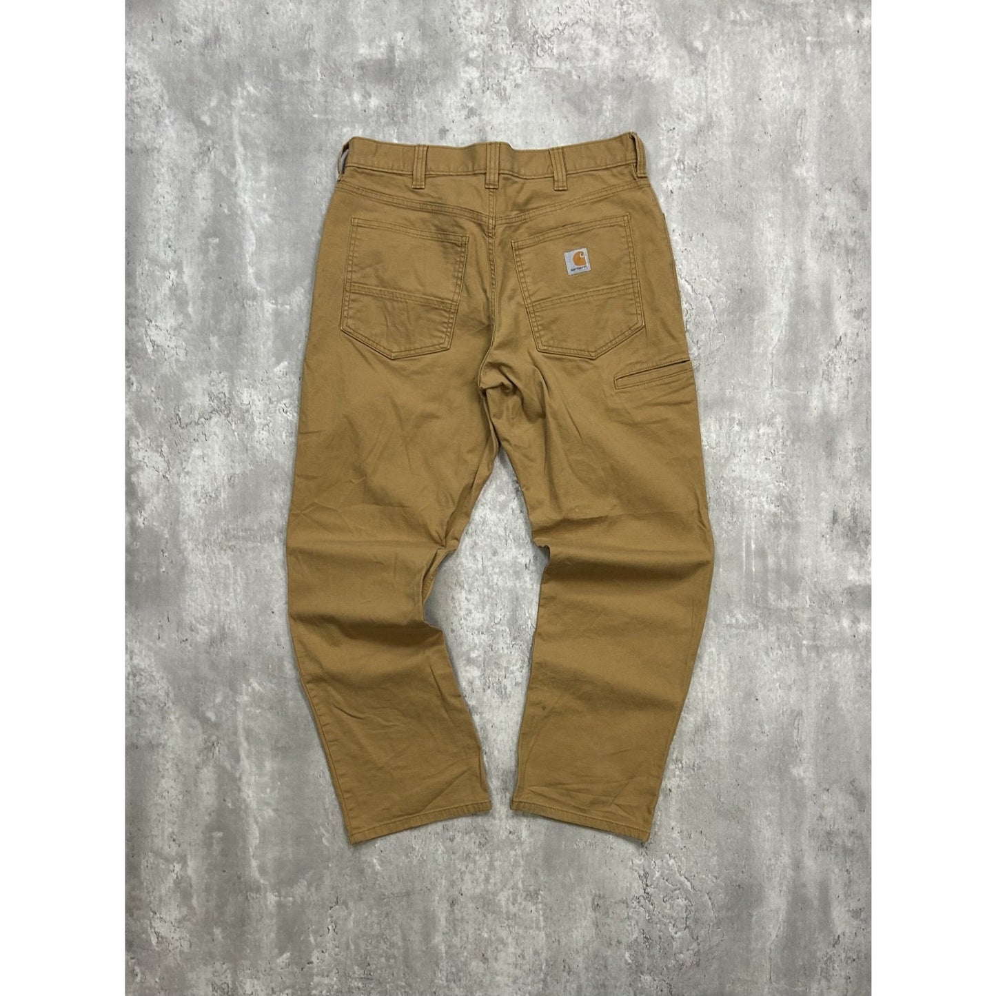 Carhartt Relaxed Fit Canvas Workwear Five Pocket Pants Size 34 Beige