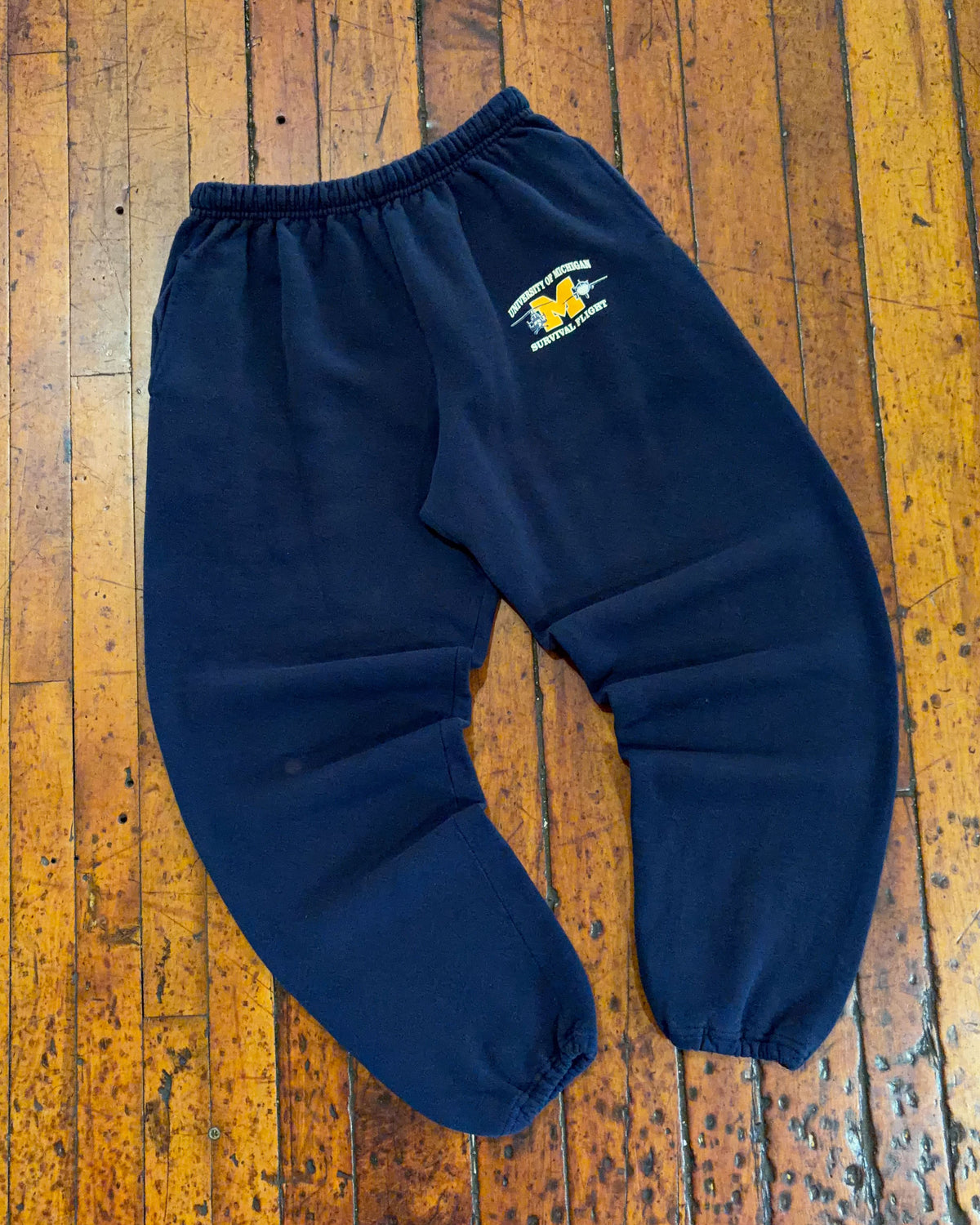 Vintage Michigan Wolverines NCAA Collegiate Graphic Sweatpants Size Medium
