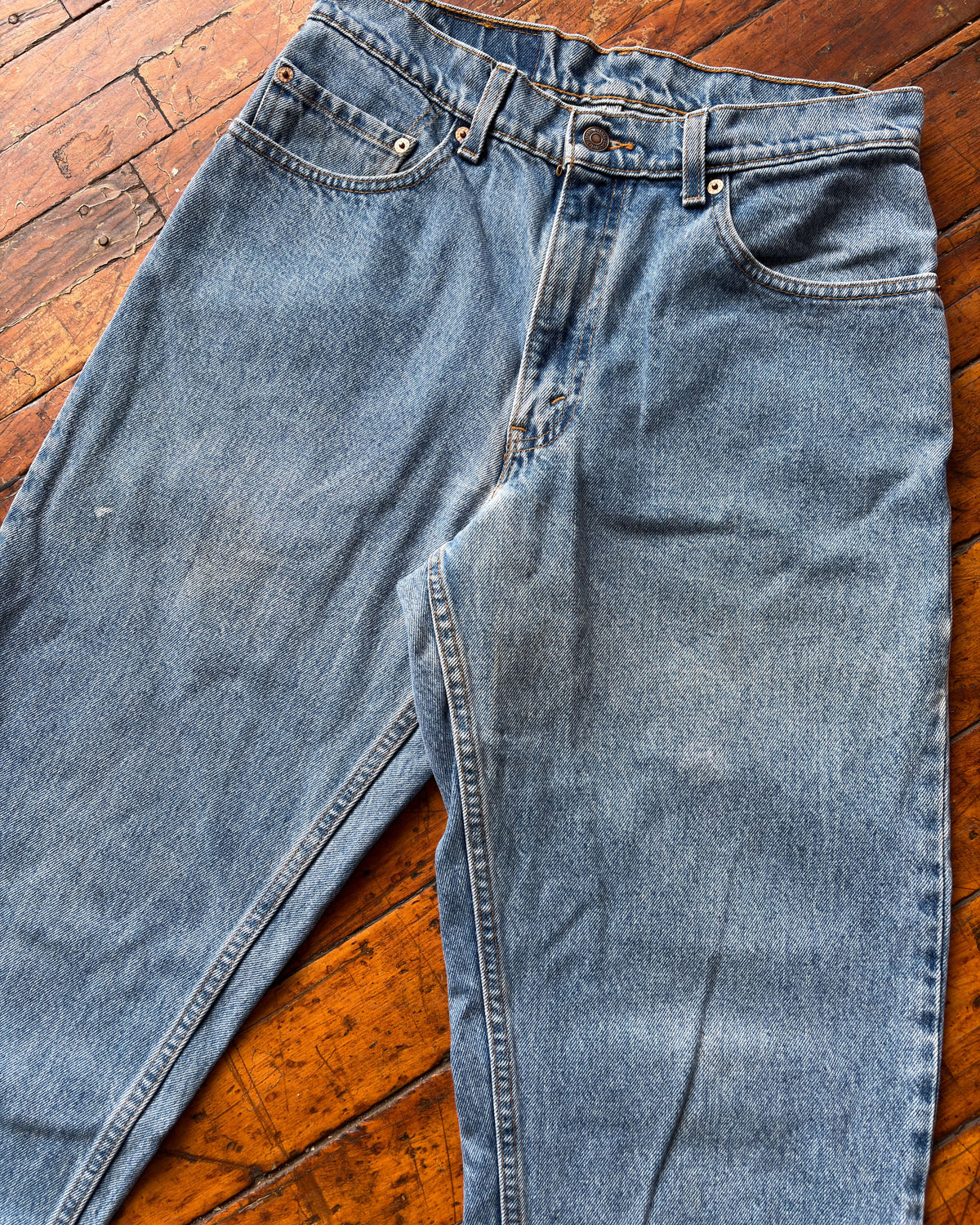 Vintage 90s Levis 560 Red Tab Medium Wash Denim Pants Size 31