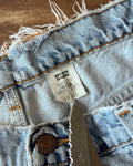 Vintage 90s Womens Levis 950 White Tab Light Wash Denim Shorts Size 30