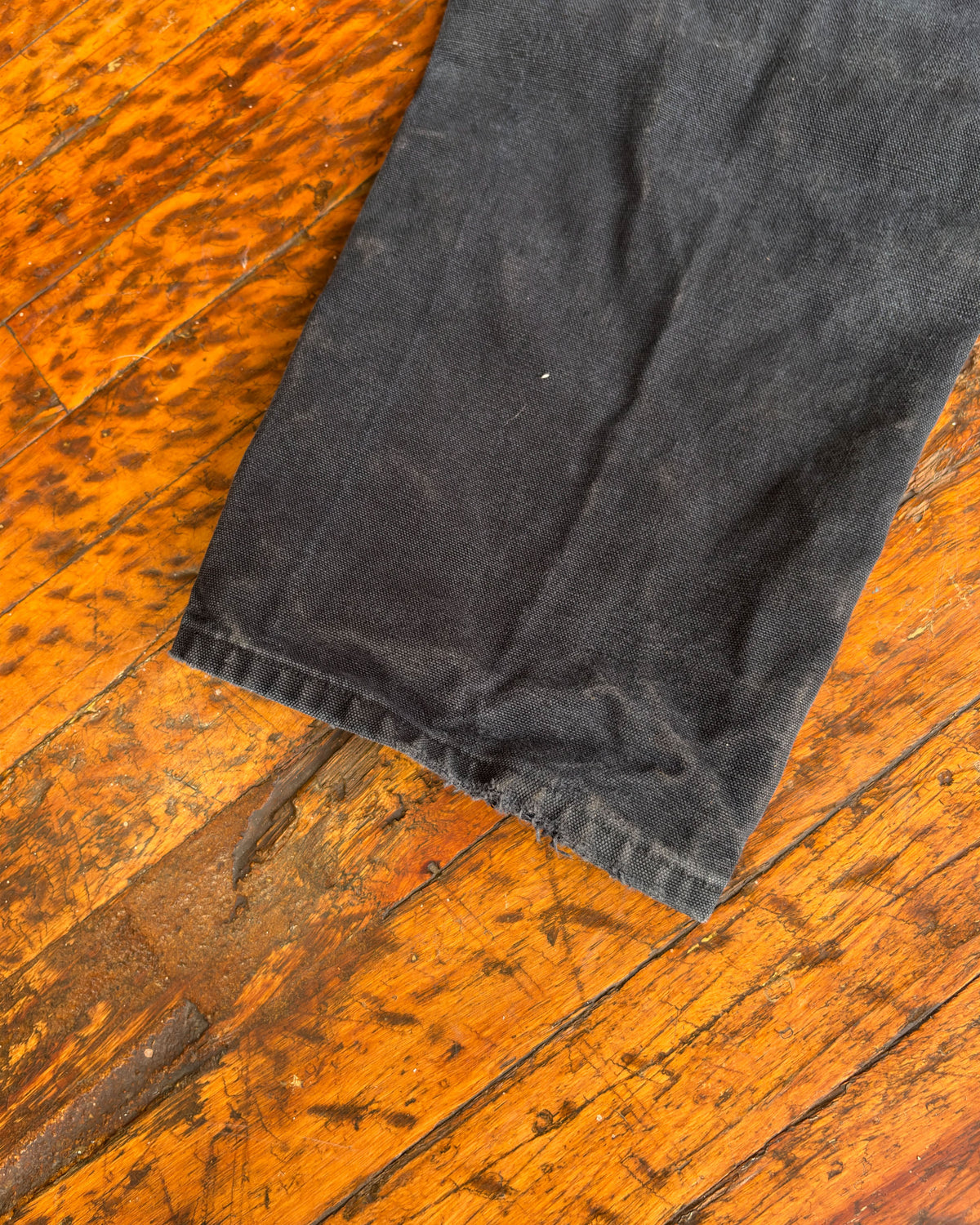 Vintage Carhartt Canvas Workwear Black Carpenter Double Knee Pants Size 39