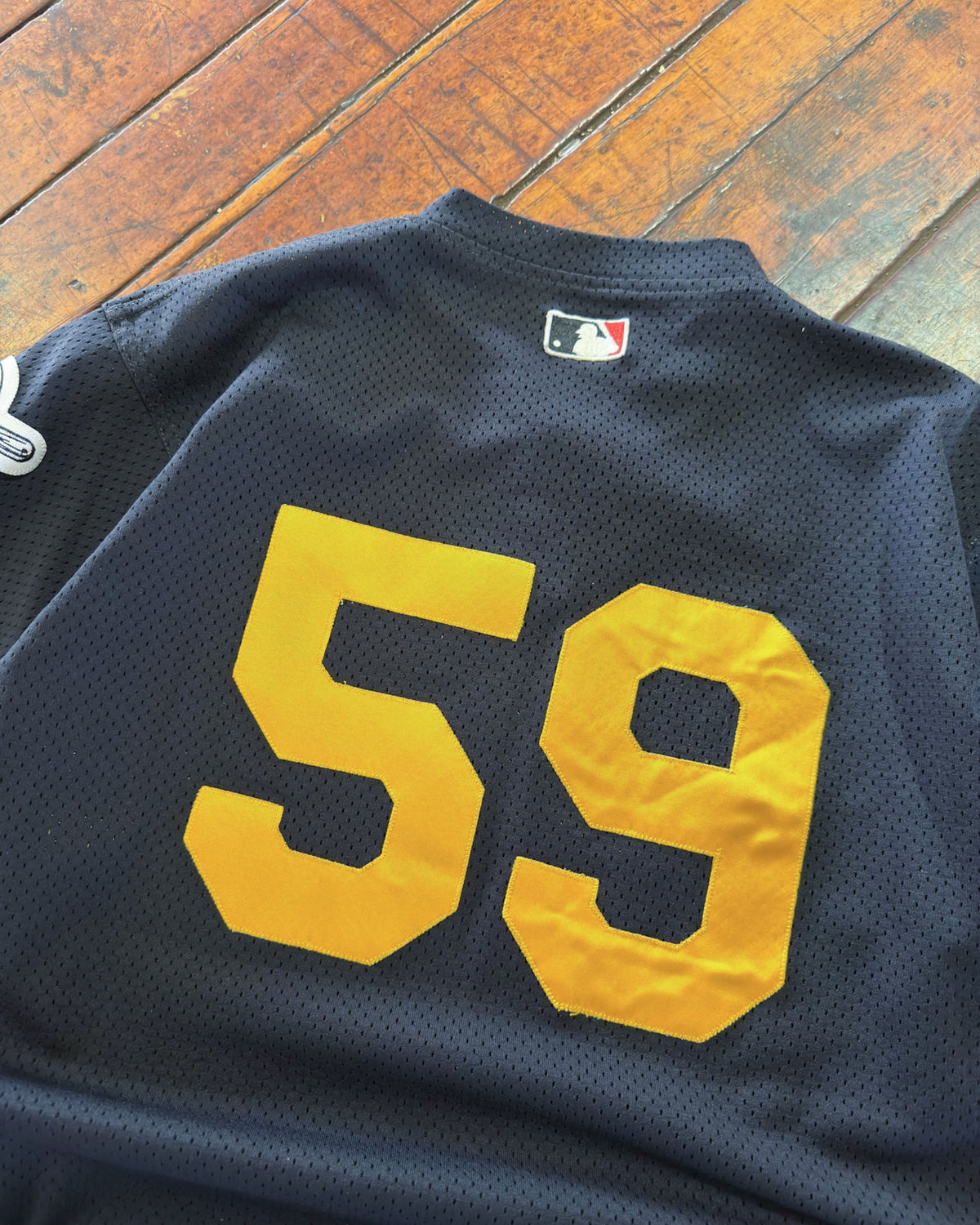 Vintage 90s Pittsburgh Pirates MLB Stitched Spellout Baseball Jersey Size XL