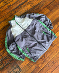 Vintage Youth Y2K Nike Two Tone Embroidered Swoosh Reversible Full Zip Jacket Size M 10-12