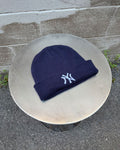 Vintage New York Yankees MLB Embroidered Logo Beanie Hat Size OSFA