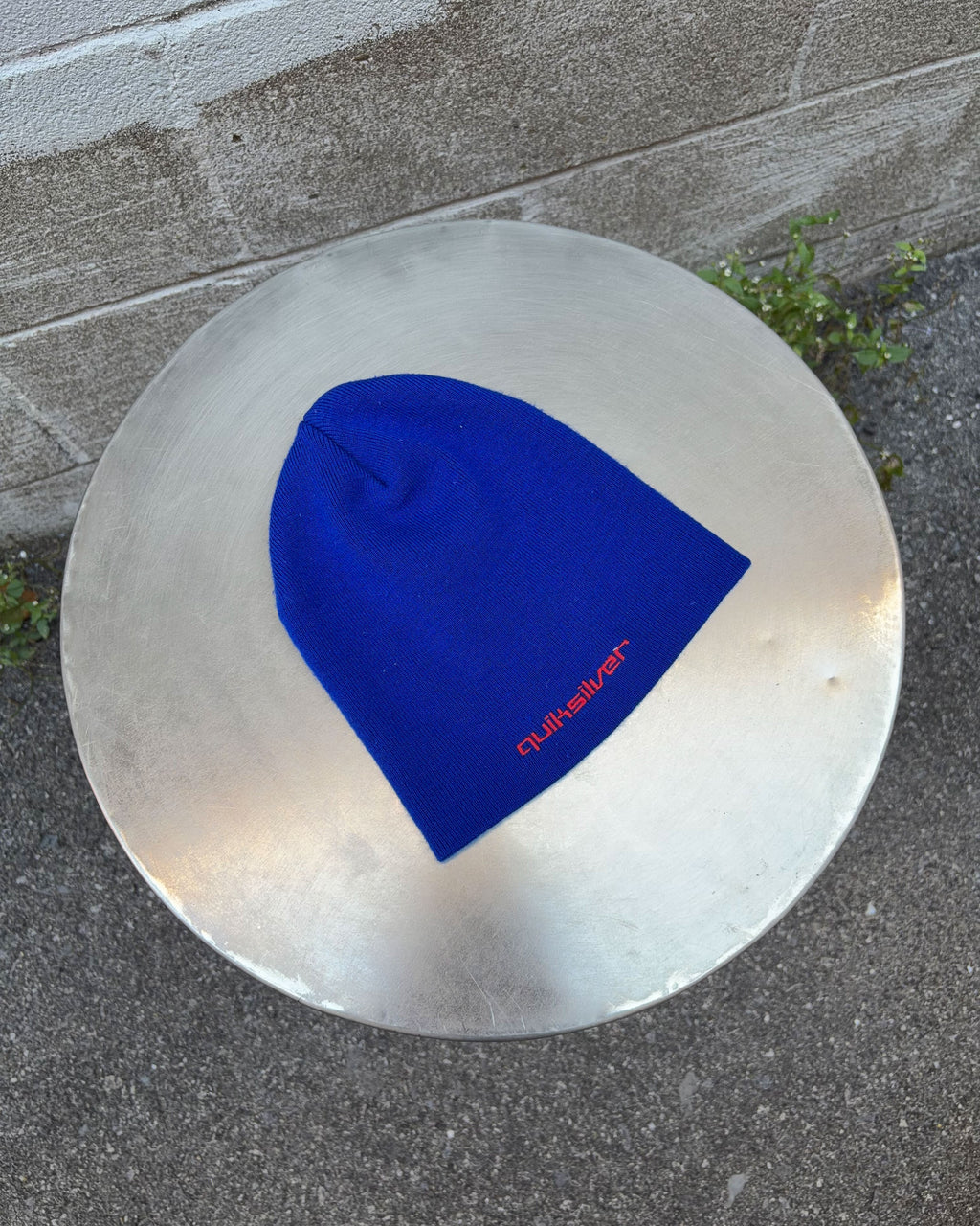 Vintage Y2K Quiksilver Embroidered Logo Beanie Hat Size OSFA