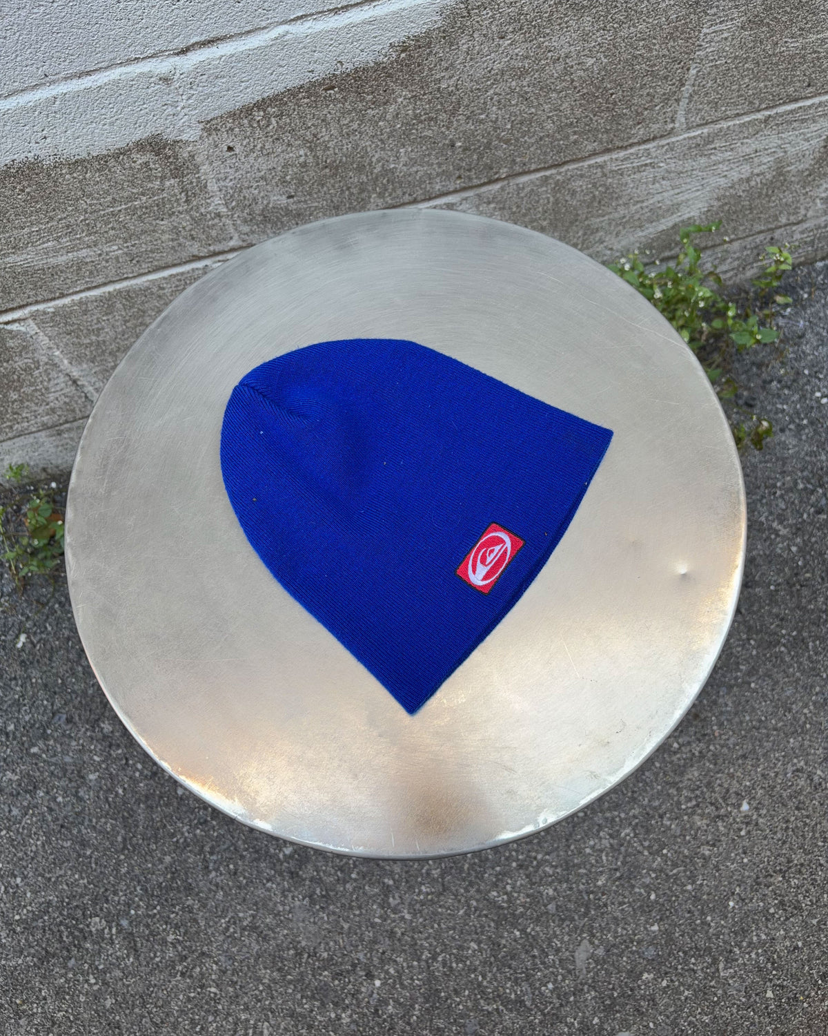 Vintage Y2K Quiksilver Embroidered Logo Beanie Hat Size OSFA