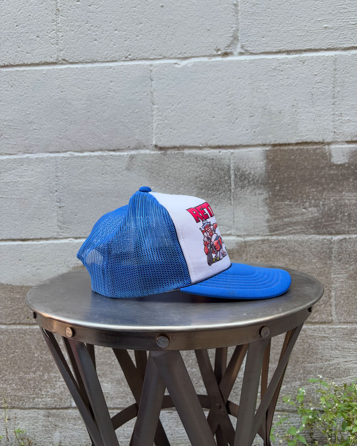Vintage 80s/90s Retired & Spending My Childrens Inheritance Trucker Snapback Hat OSFA
