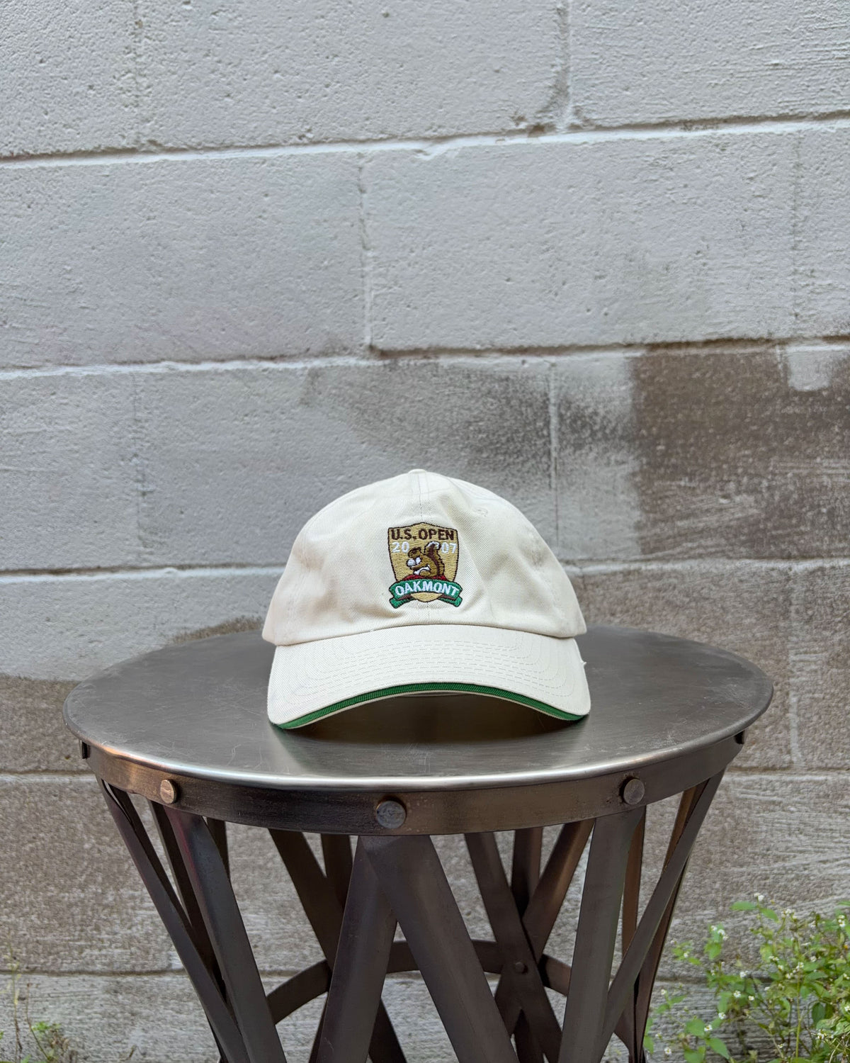 2007 Oakmont U.S. Open Embroidered Crest Golf Strapback Hat OSFA