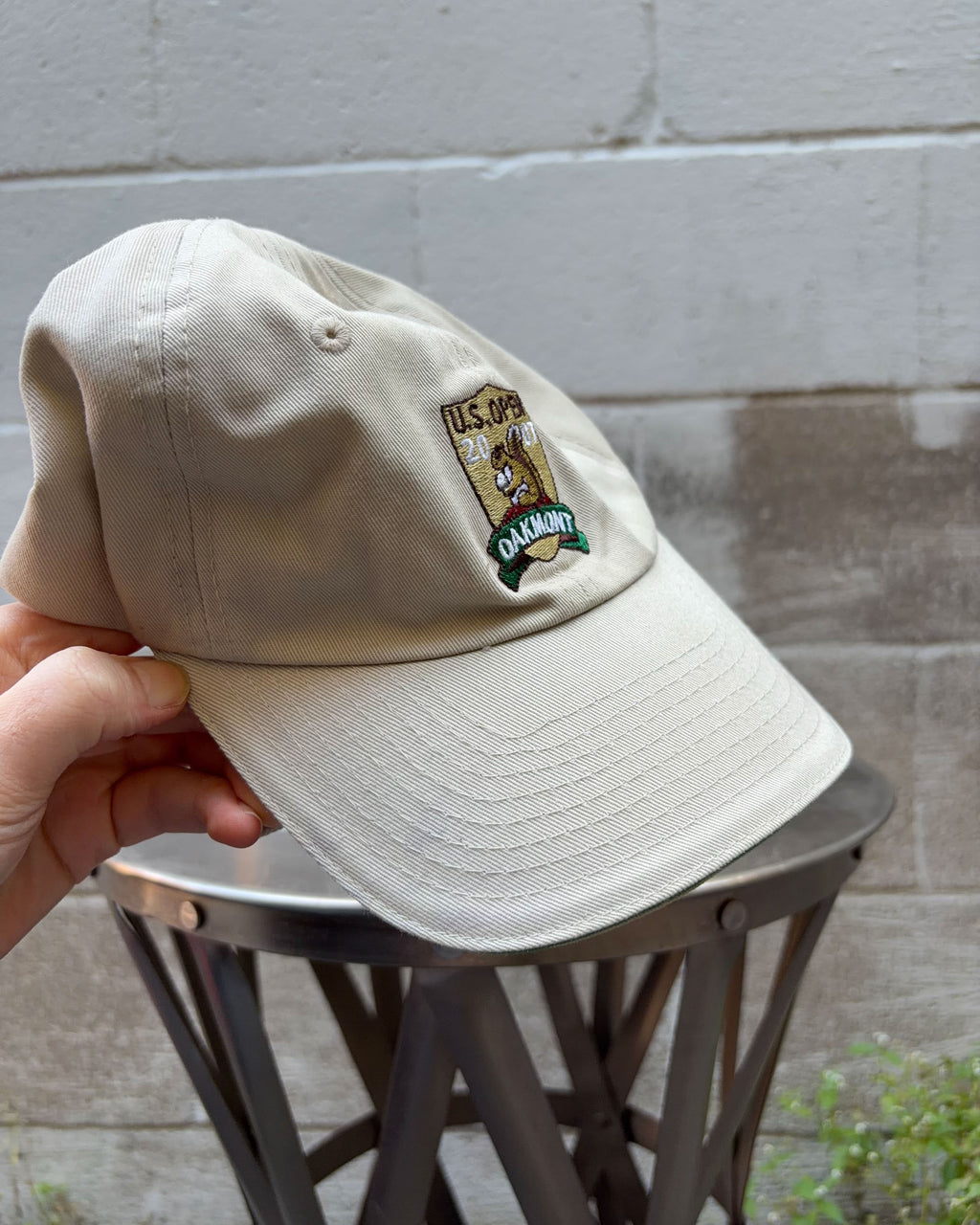 2007 Oakmont U.S. Open Embroidered Crest Golf Strapback Hat OSFA
