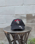 Vintage Rodeo Embroidered Spellout Graphic Strapback Hat OSFA