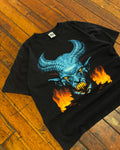 Vintage 90s Wes Benscoter Vampire Demon Graphic T-Shirt Size Large