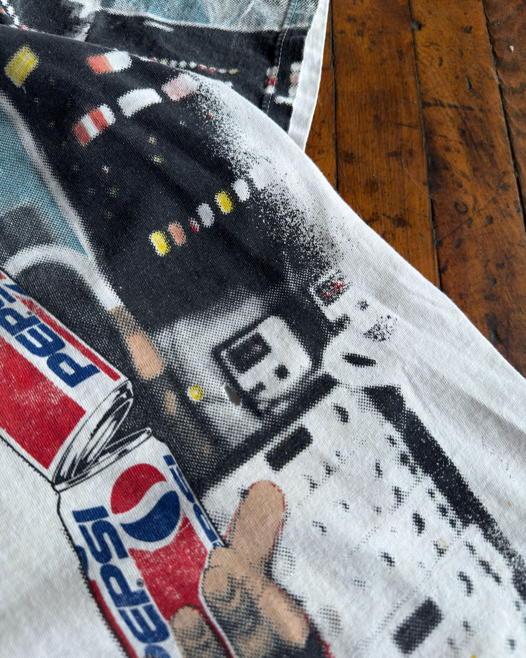 Vintage 90s Seinfeld Pepsi The Ultimate Challenge All Over Print T-Shirt Size Large