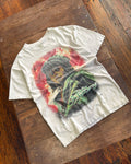 Vintage 90s Bob Marley Portrait Graphic Reggae Music T-shirt Size Large