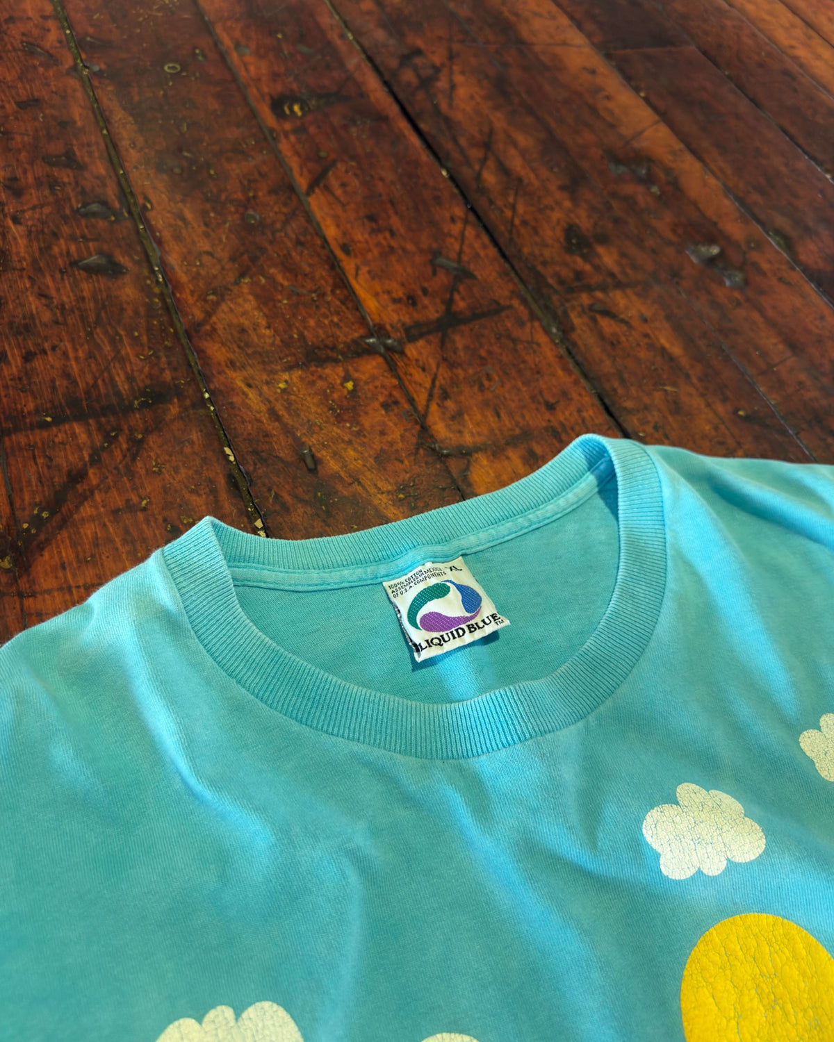 Vintage 90s Ben and Jerrys All Over Print Ice Cream T-Shirt Size XL