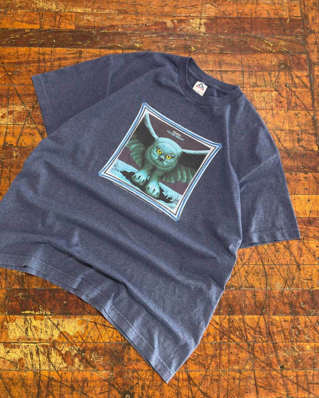 Vintage 2004 Rush Fly By Night Album Cover Rock Music Band T-Shirt Size XL