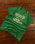 Vintage 85'-86' Boston Celtics NBA World Champions Graphic Basketball T-Shirt Size XL