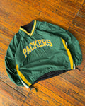 Vintage 90s Green Bay Packers NFL Reversible Pullover Starter Jacket Size Medium