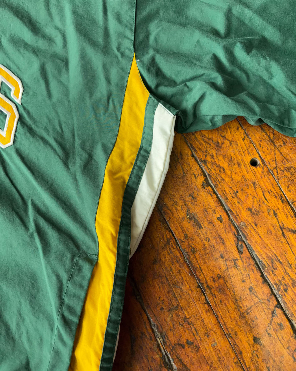 Vintage 90s Green Bay Packers NFL Reversible Pullover Starter Jacket Size Medium