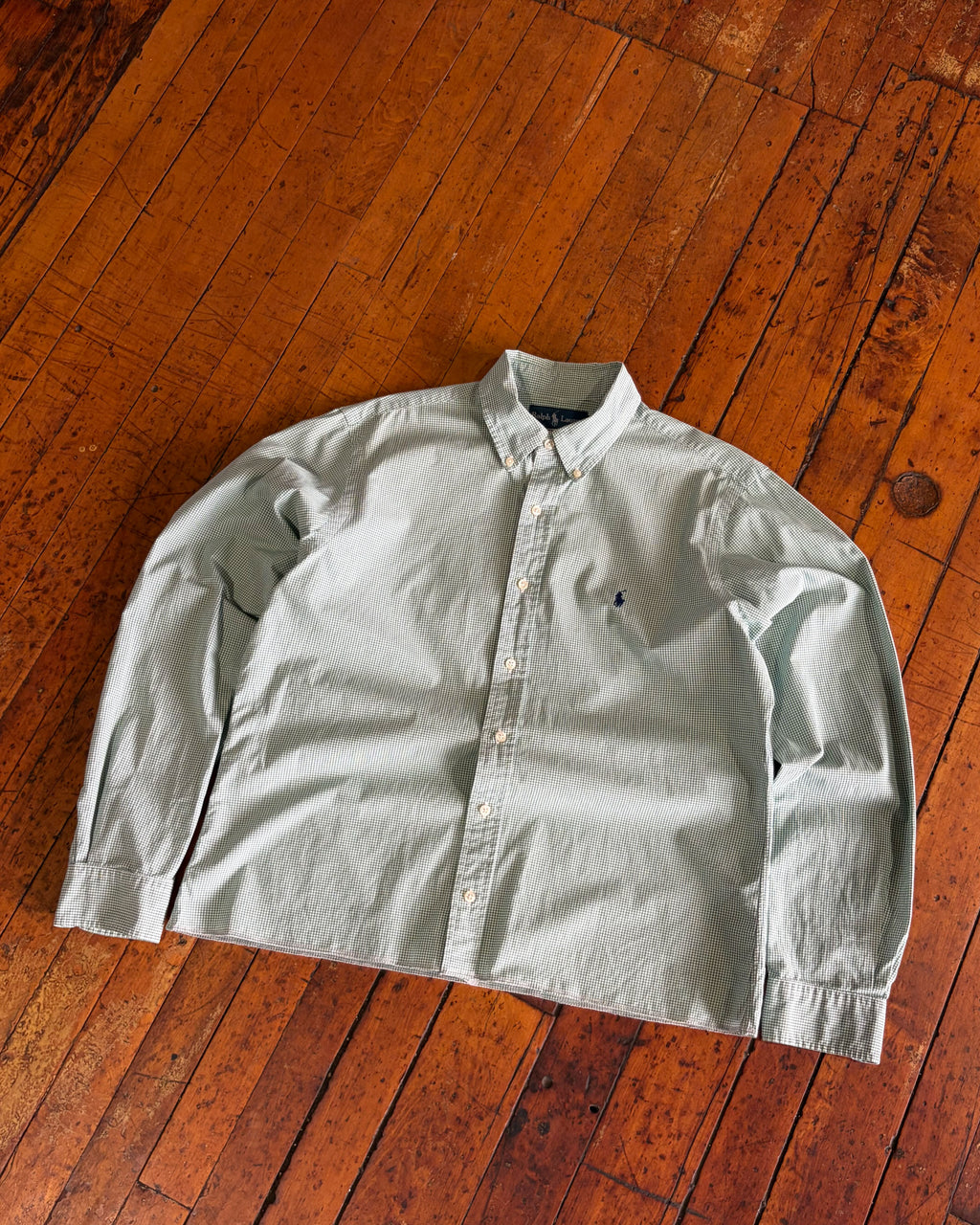 Vintage Polo Ralph Lauren Single Pocket Reworked Cropped Button Up Size 2XL