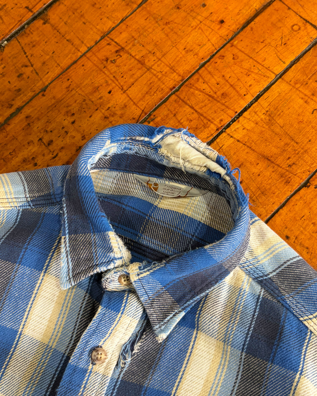 Vintage 90s Carhartt Plaid Print Heavyweight Workwear Long Sleeve Button Up Size Large
